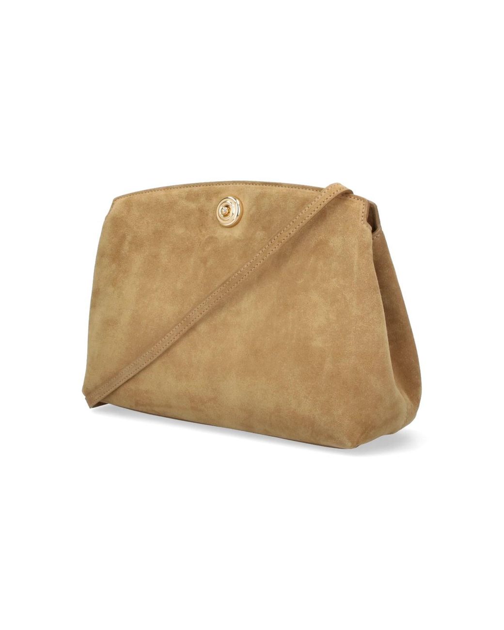 Pouch In Suede "Pushlock" di Liffner in Natural
