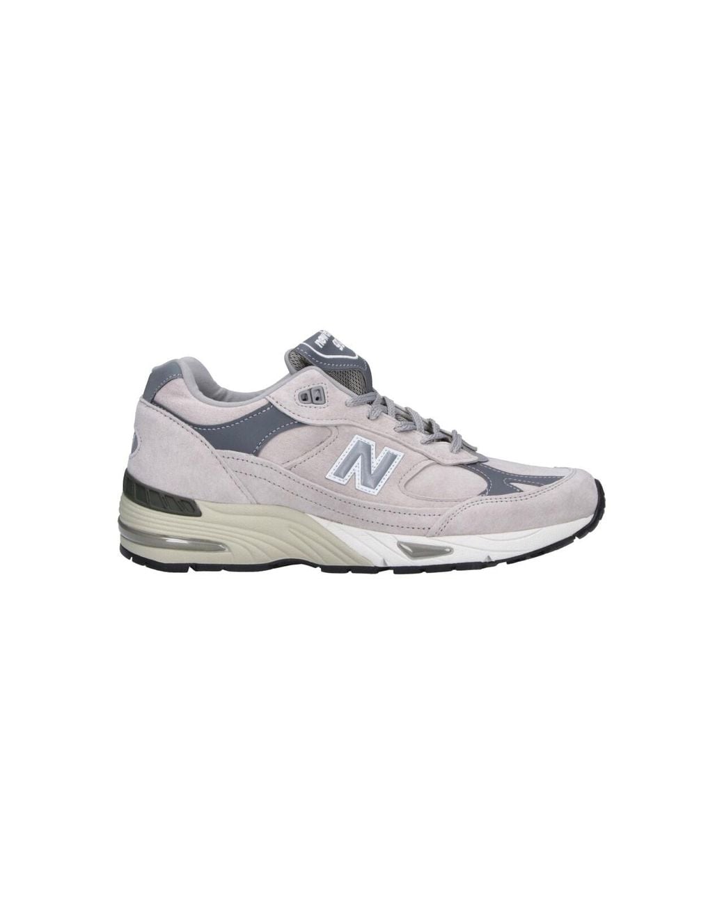 New Balance Gray 991 Suede Running Sneakers