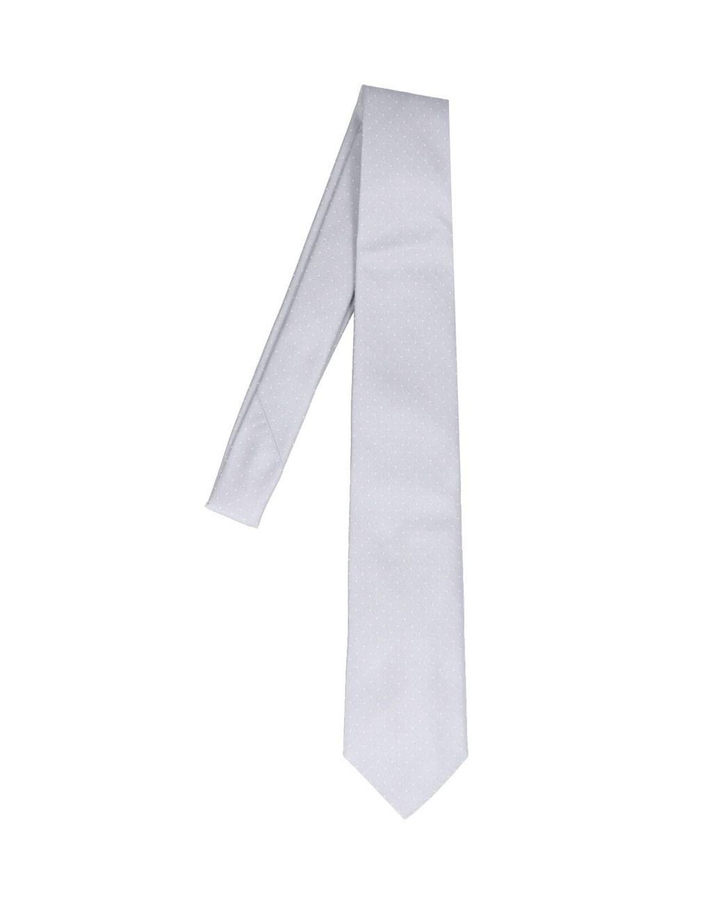 Altea White Silk Tie for men