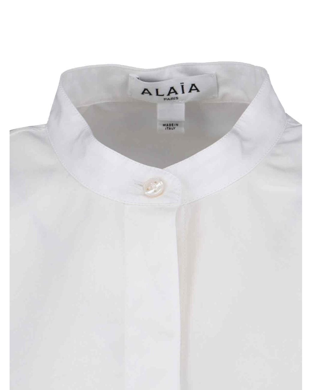 Alaïa White Rounded Shirt