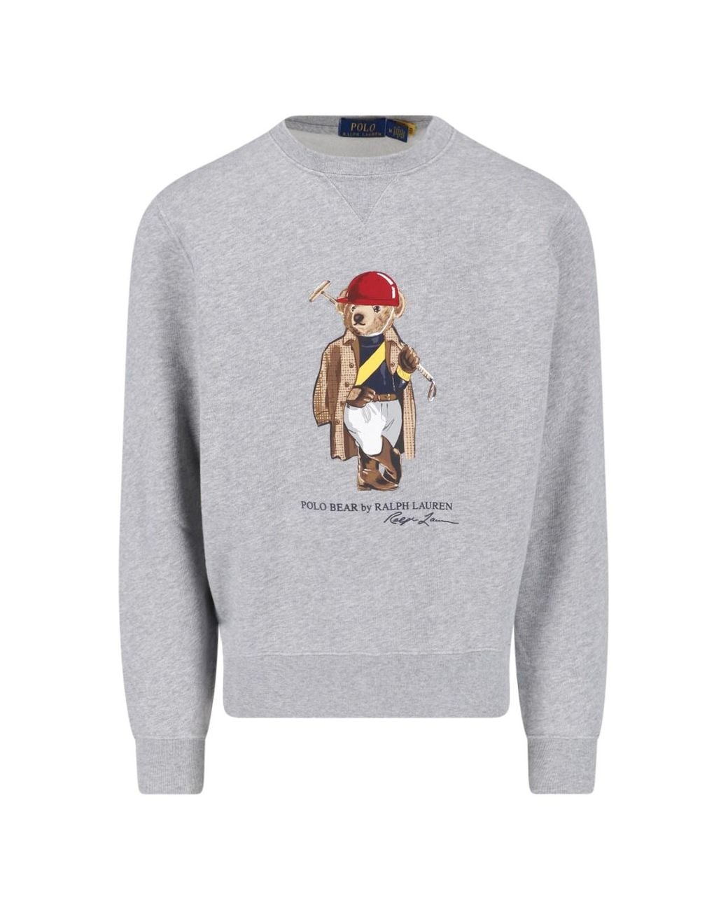 Polo Ralph Lauren Gray Sweatshirt "Polo Bear" for men