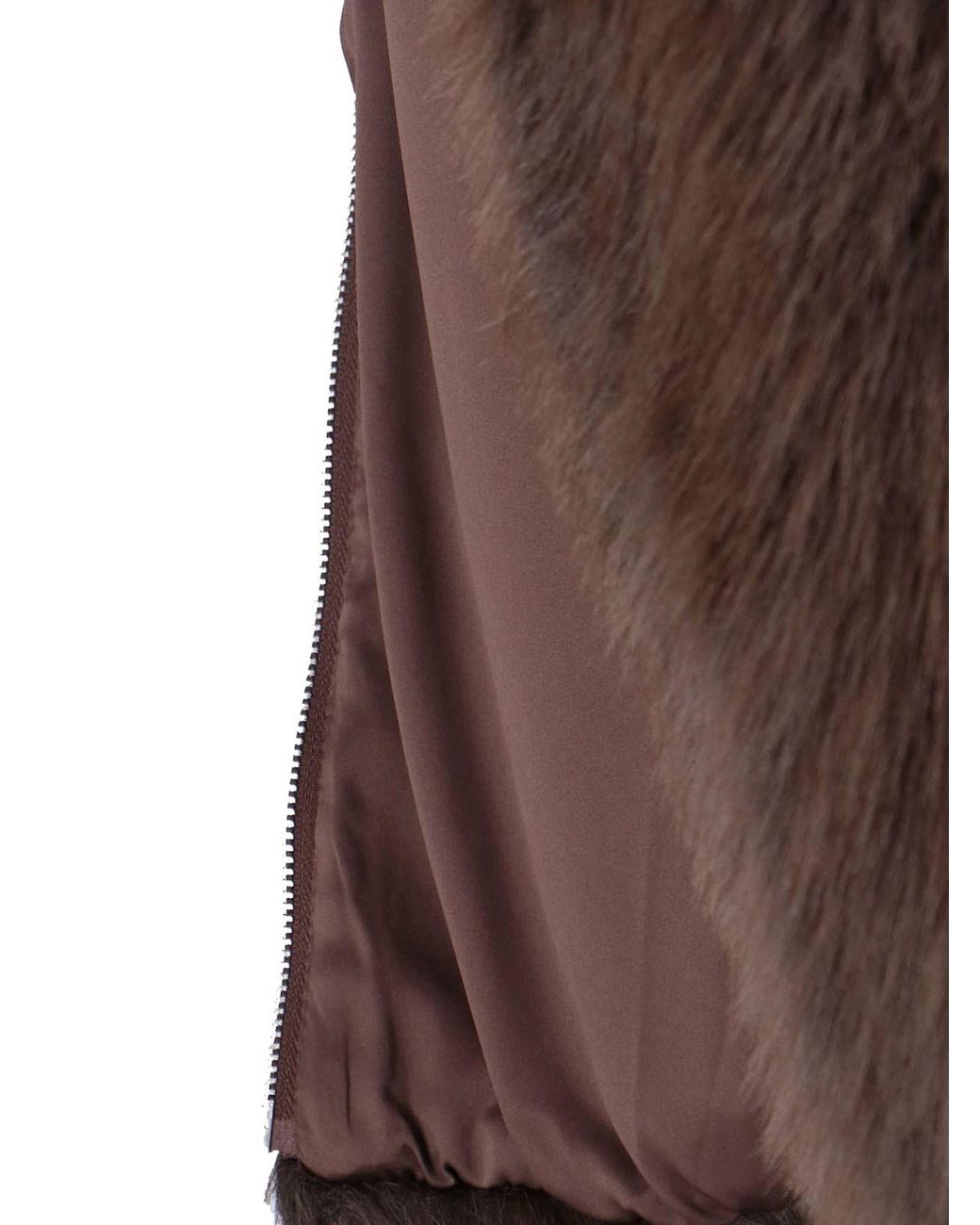Frankie Shop Brown Faux "Hope" Fur Jacket