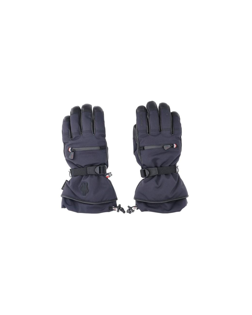 Moncler Blue Padded Gloves for men