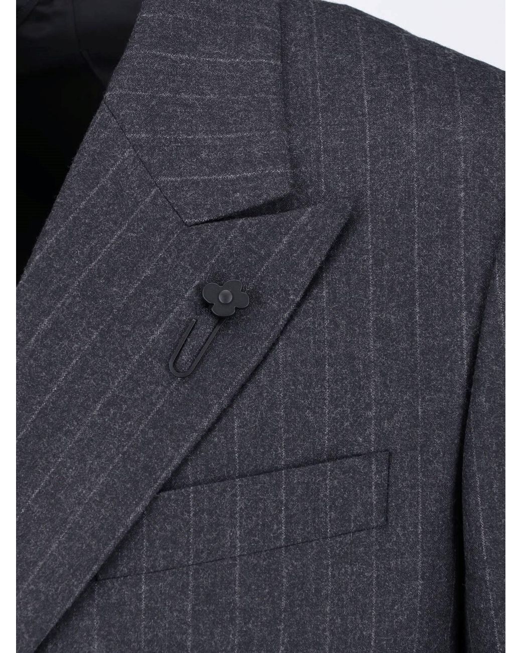 Lardini Blue Double-Breasted Suit for men