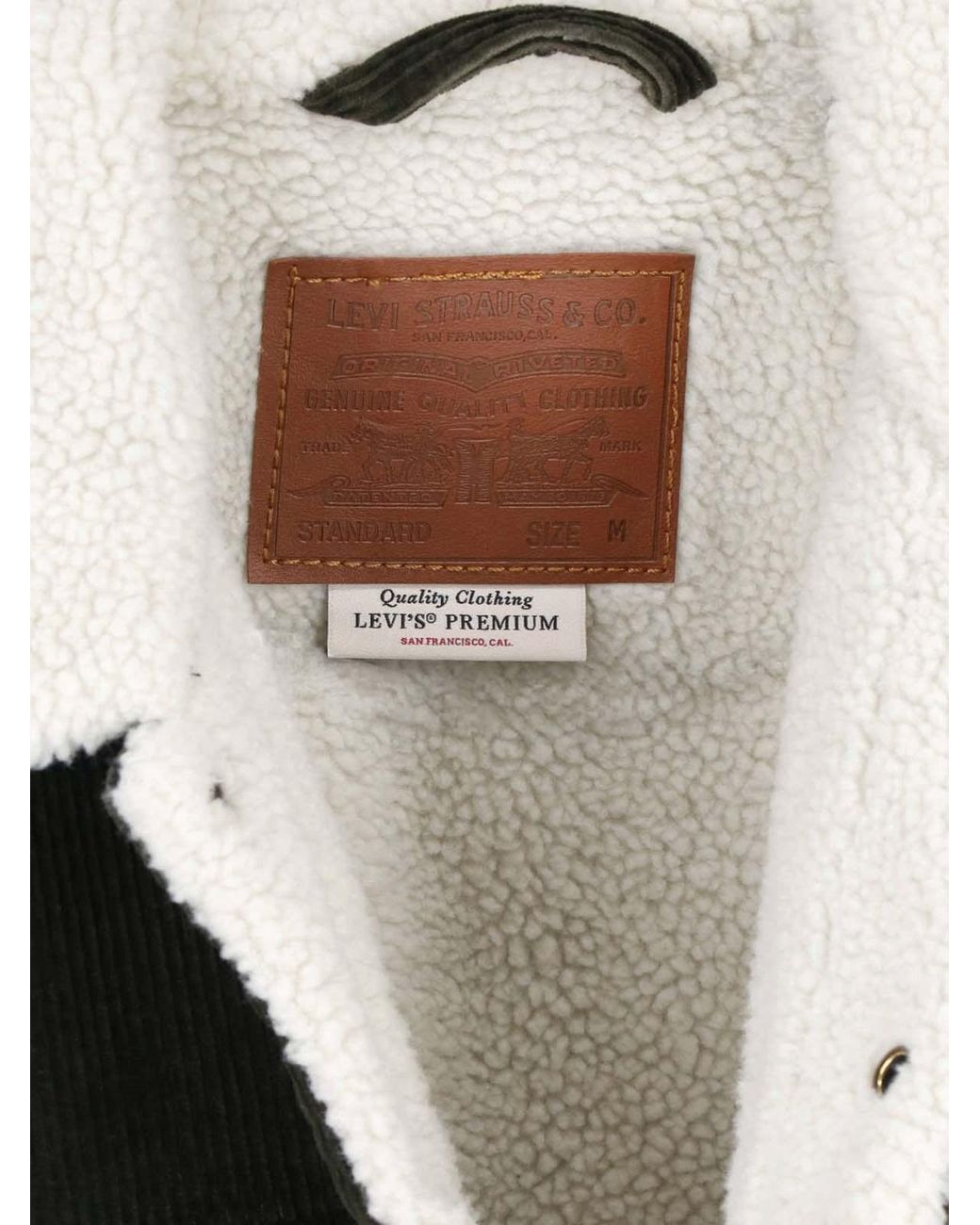 Levi's Strauss Black Jacket "Sherpa Trucker Type Iii" for men