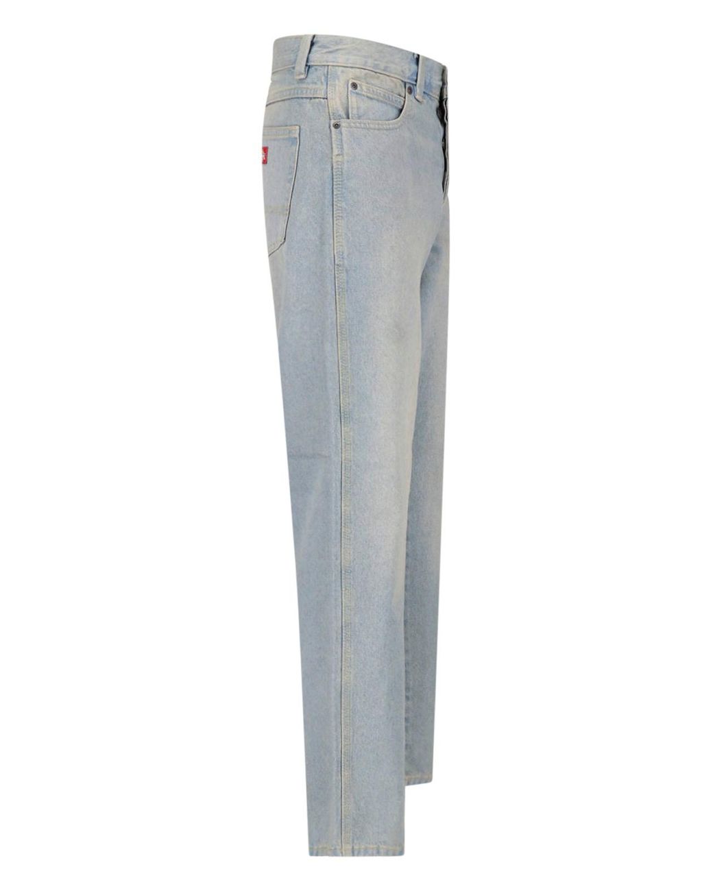 Dickies Gray Relaxed Straight-Leg Jeans for men
