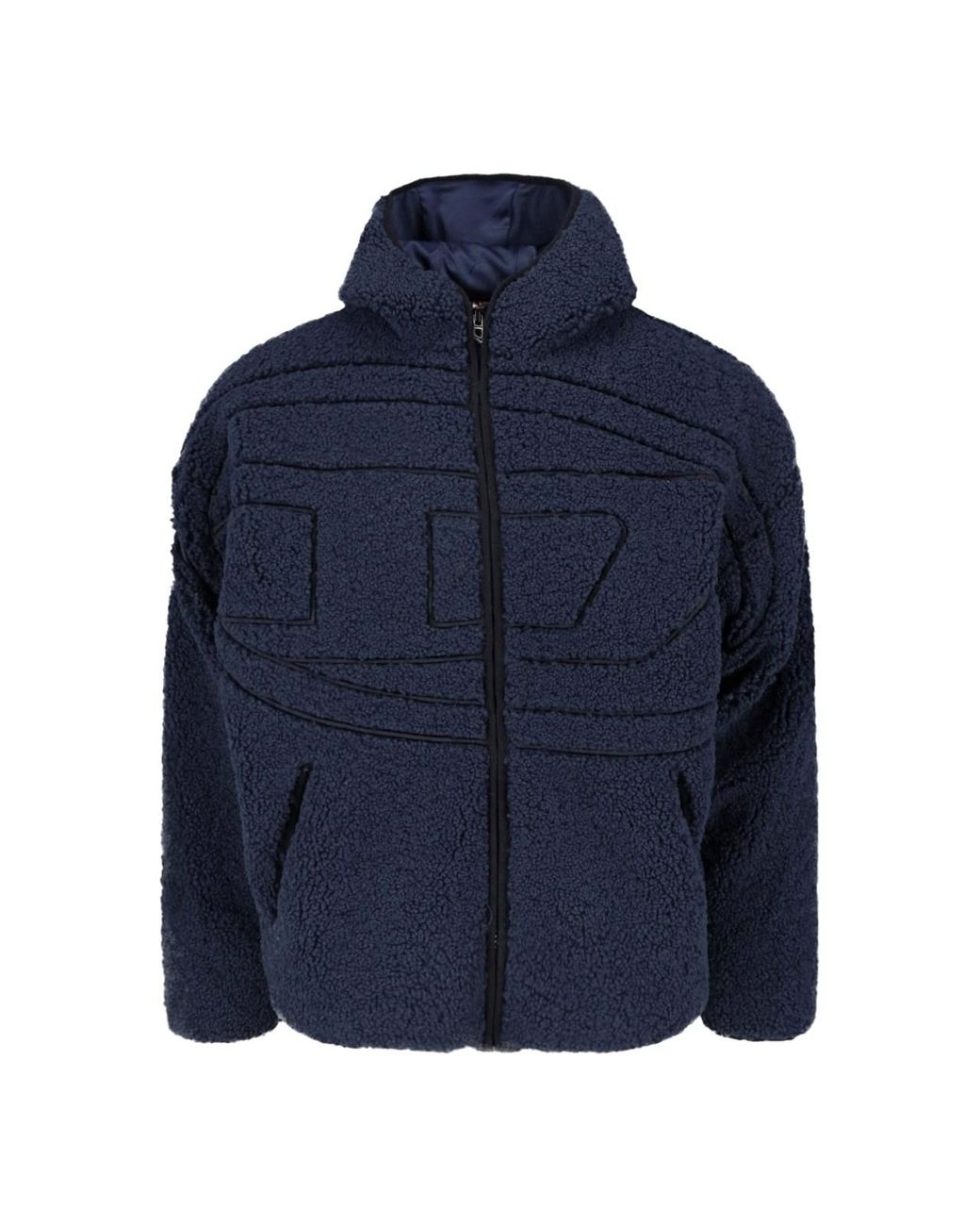 DIESEL Blue Hoodie “S-Zat” for men