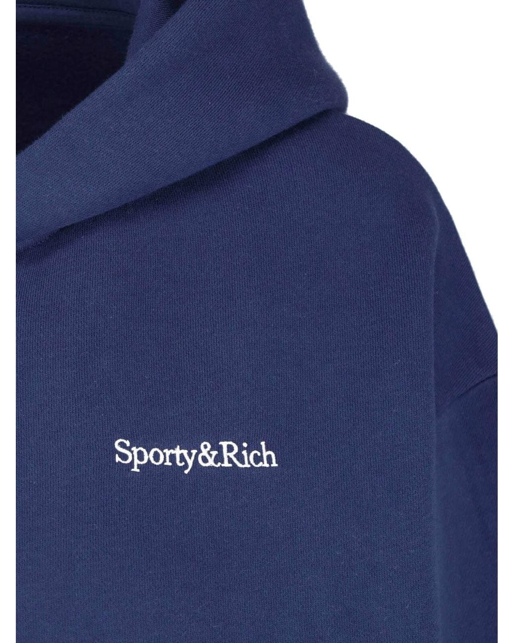 Sporty & Rich Blue Sporty Style Mini Sweatshirt