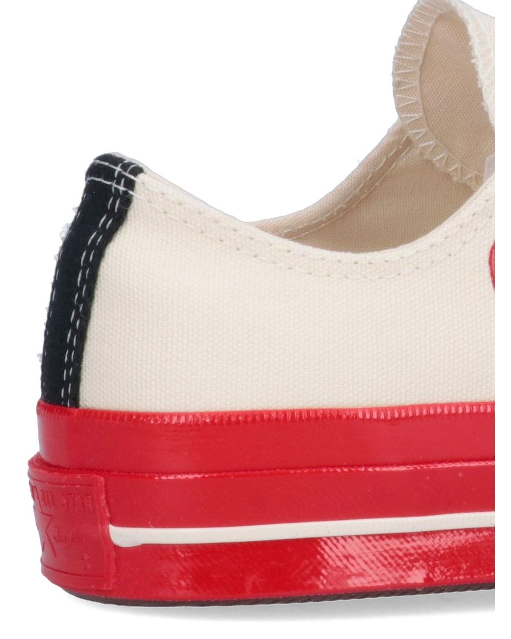 COMME DES GARÇONS PLAY Natural Chuck 70 Low-Top Sole Sneakers