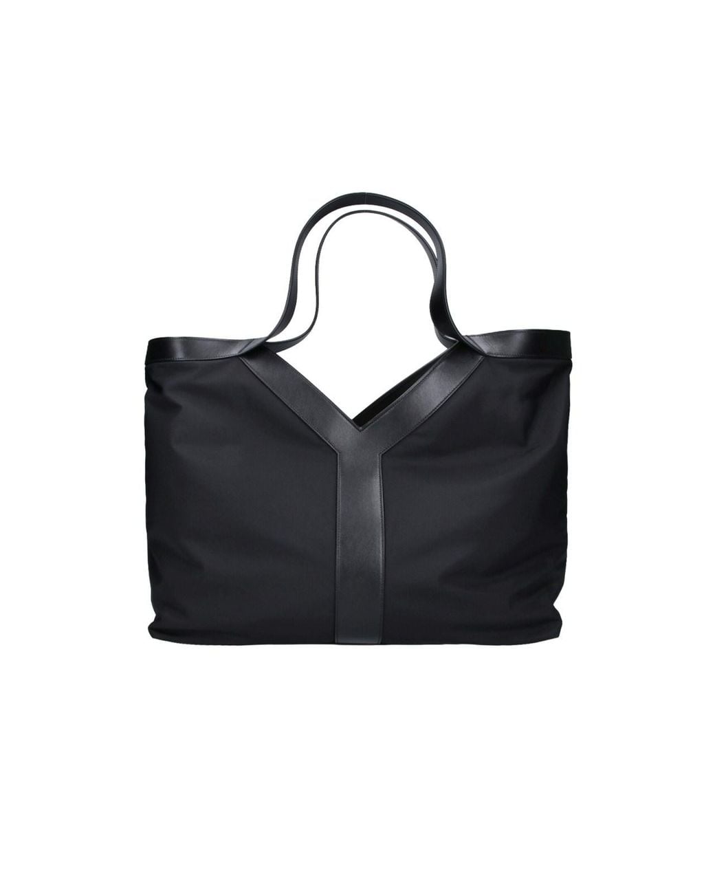 Saint Laurent Black Large Tote Bag "Y" for men