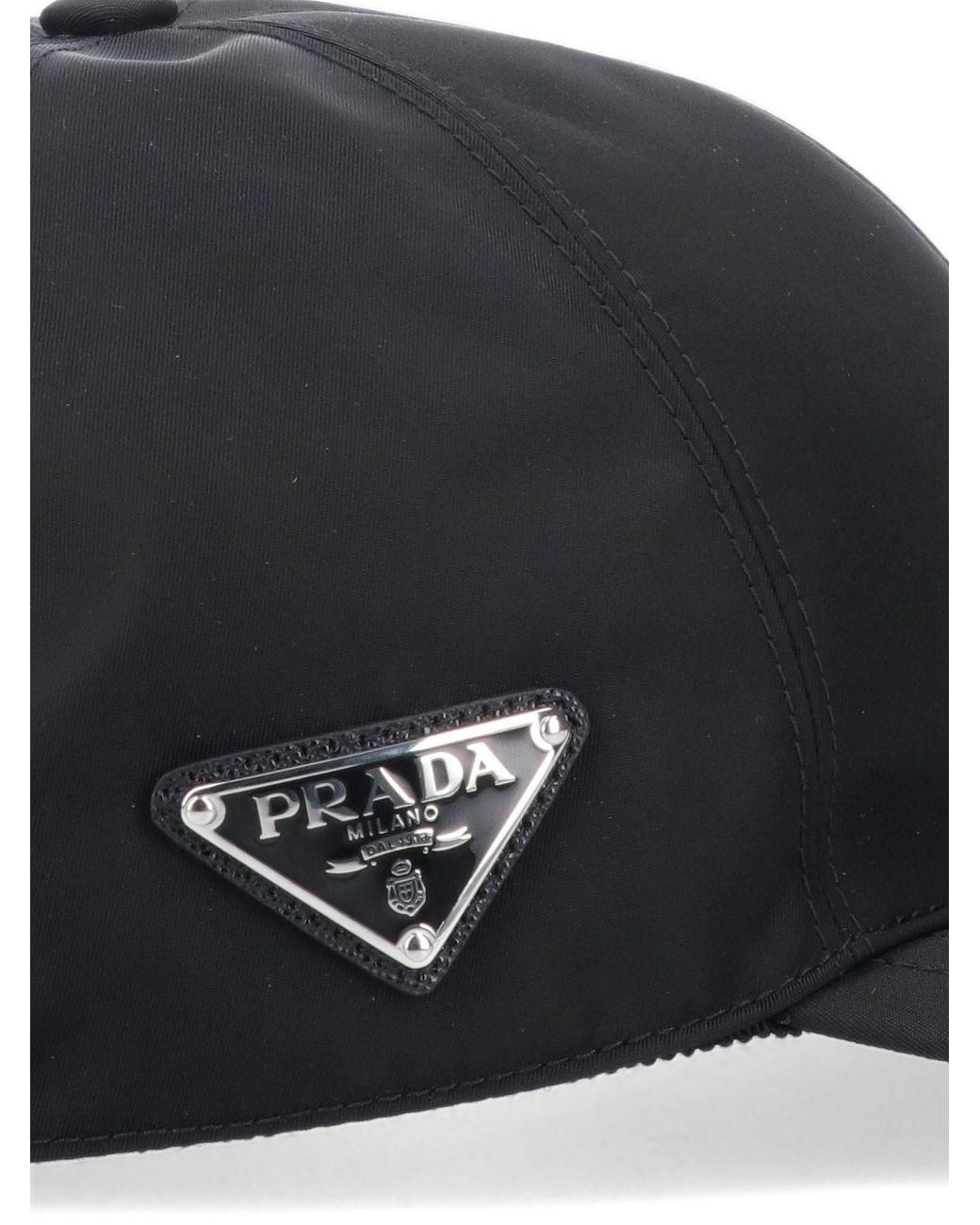 Cappello Baseball Logo di Prada in Blue da Uomo