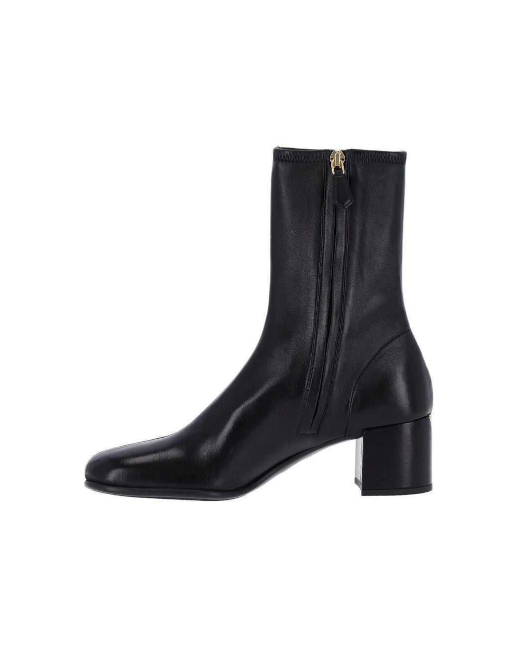 Prada Black Nappa Ankle Boots