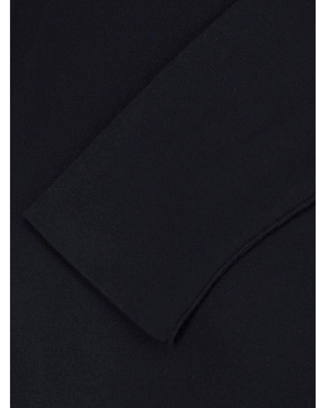 The Row Black Maxi Wool Dress "Leoline"