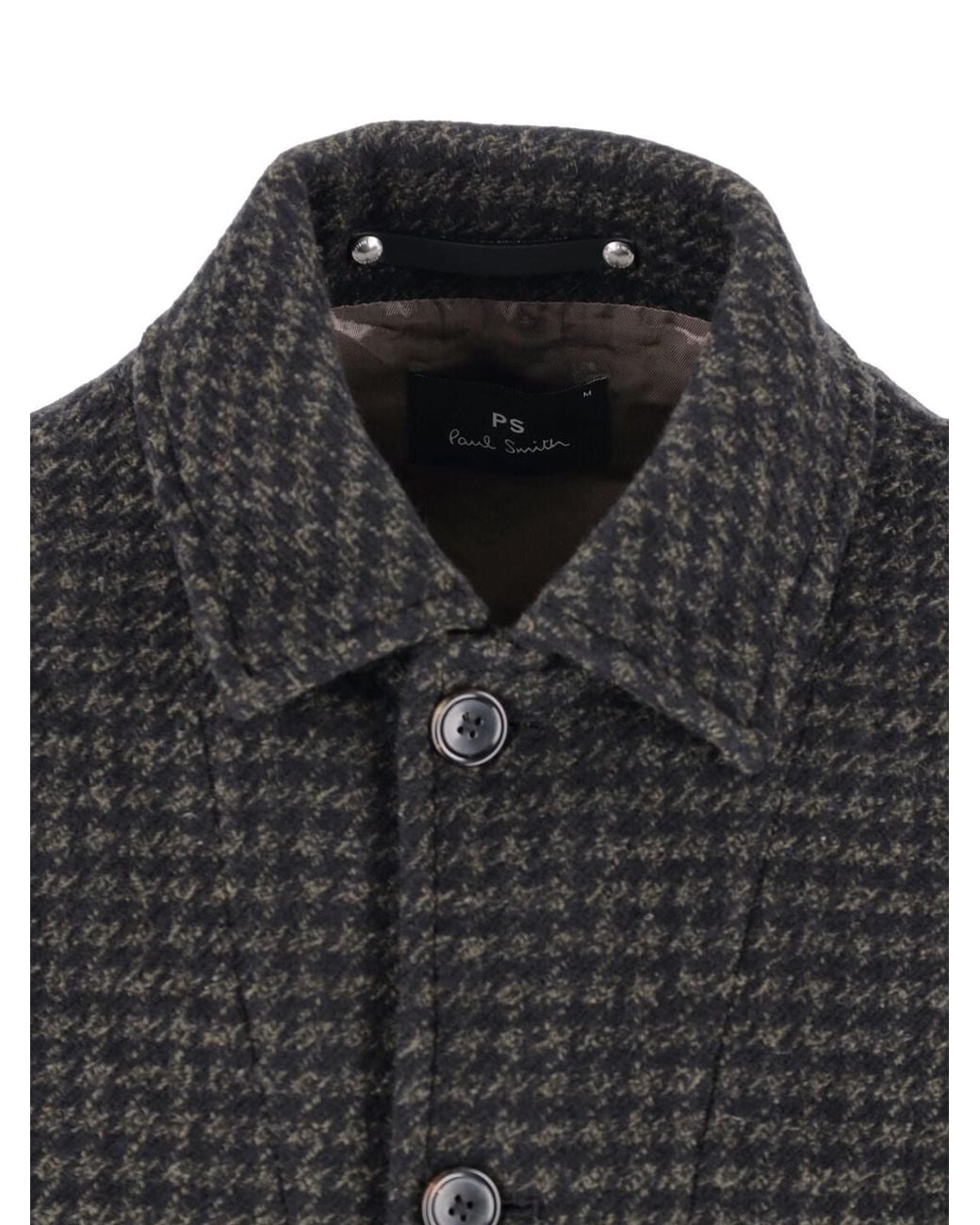 Paul Smith Black Wool-Blend Jacket for men