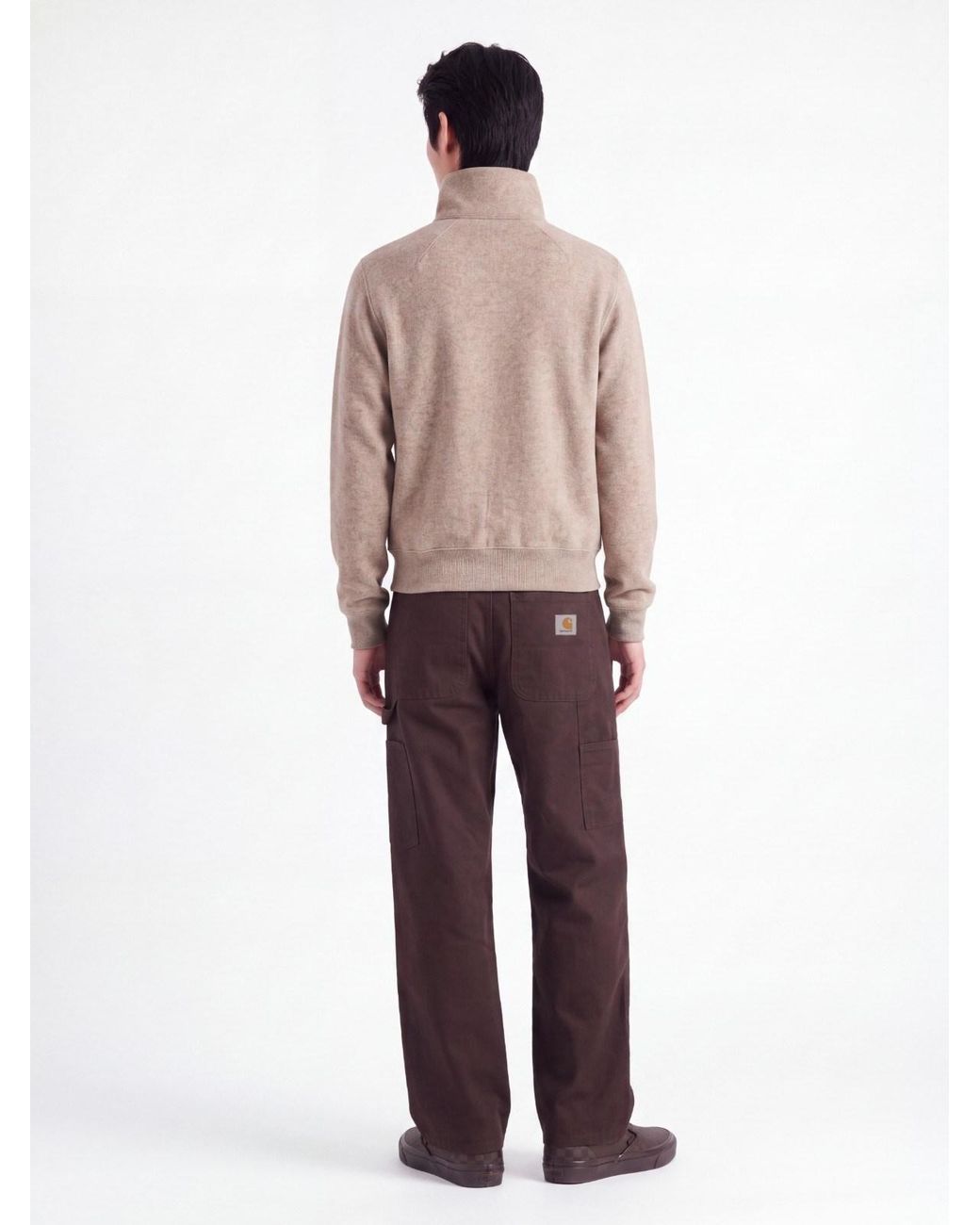 Rick Owens Natural Sweatshirt “Mountain” for men