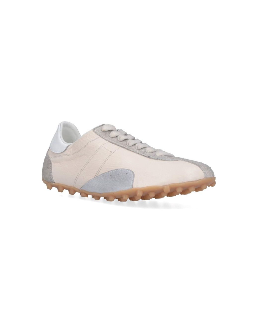 Maison Margiela White Classic Low-Top Sneakers With Minimalist Aesthetic