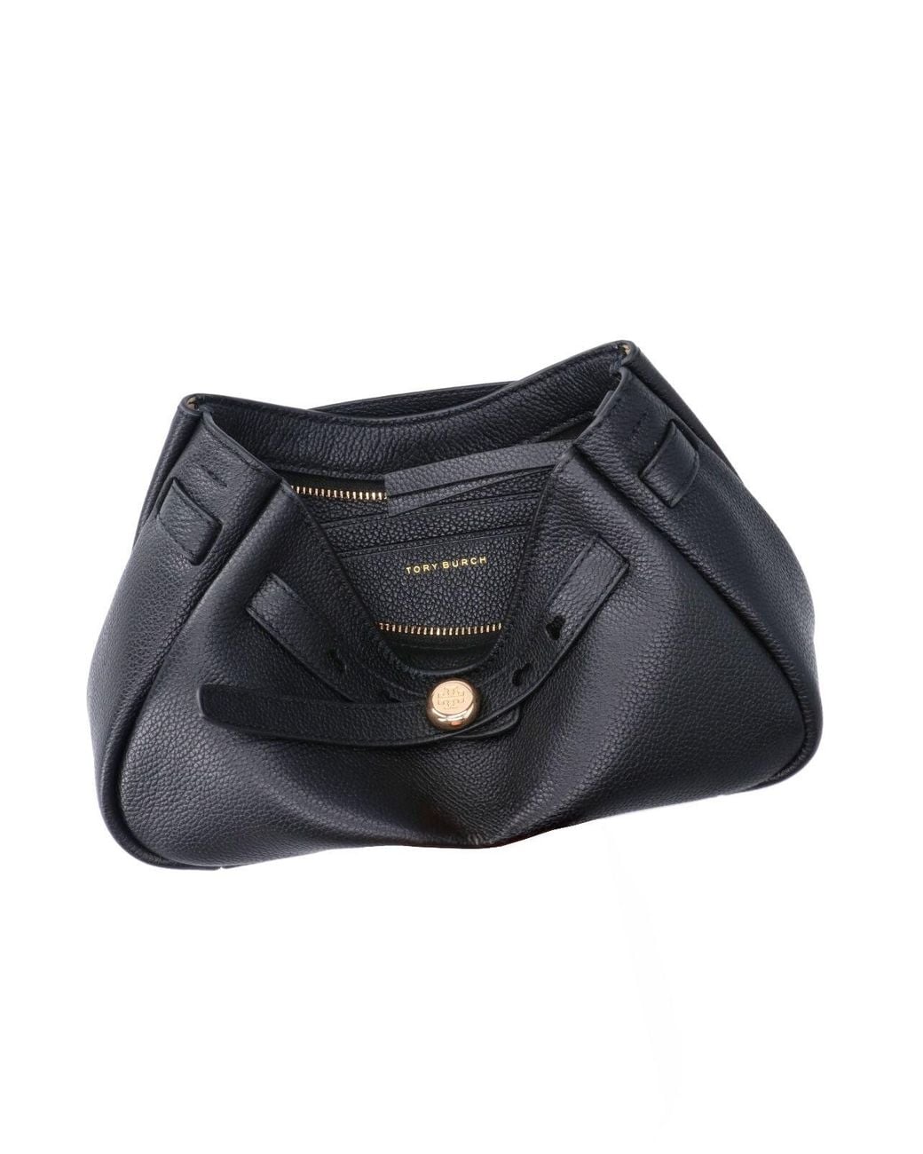 Tory Burch Blue Shoulder Bag "Romy Zip Up Top"