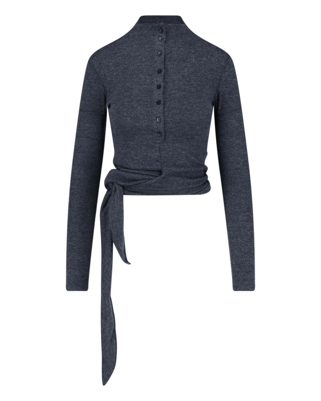 Low Classic Blue T-Shirt “Button Up Wrap”
