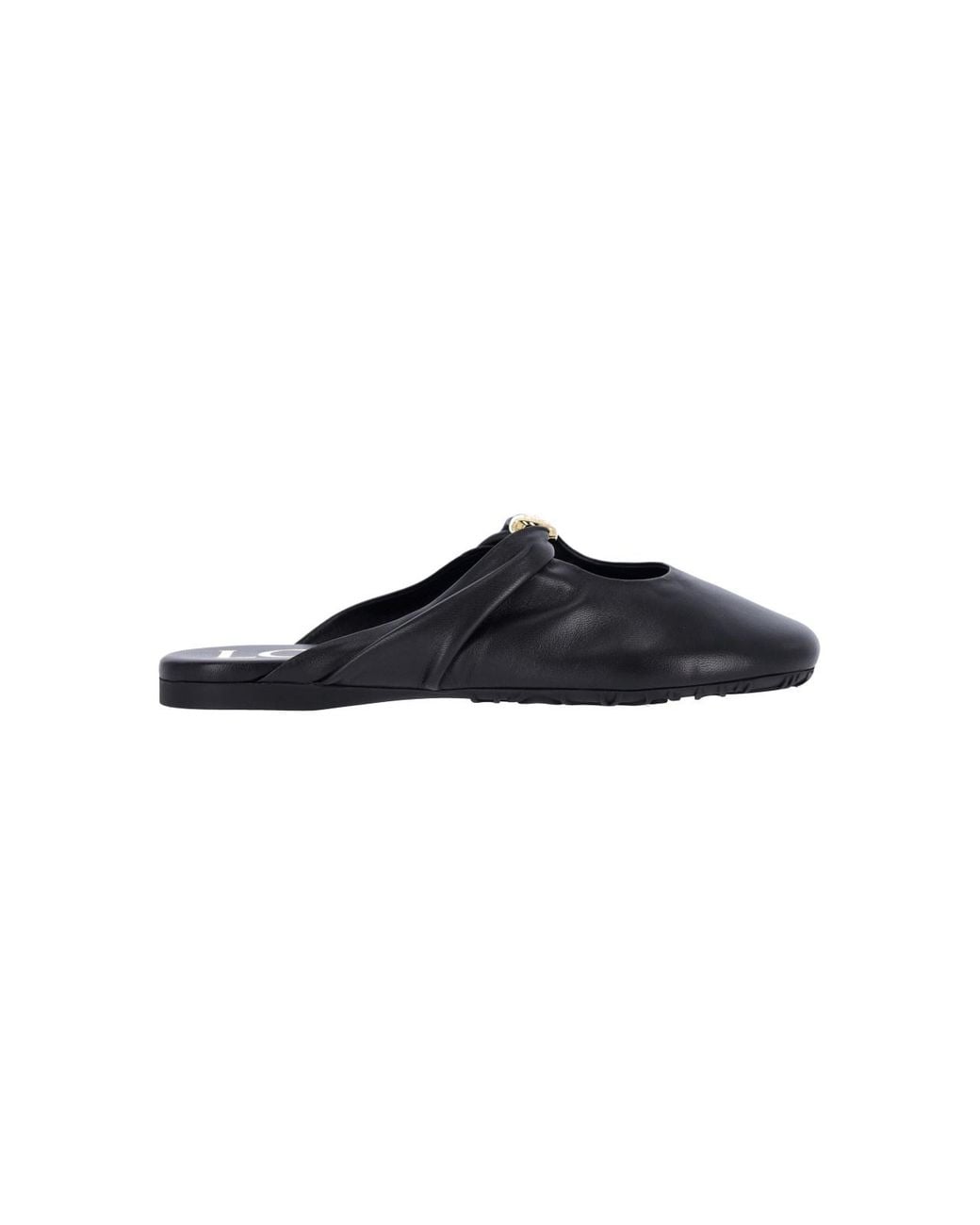 Loewe Black Mules “Pebble”