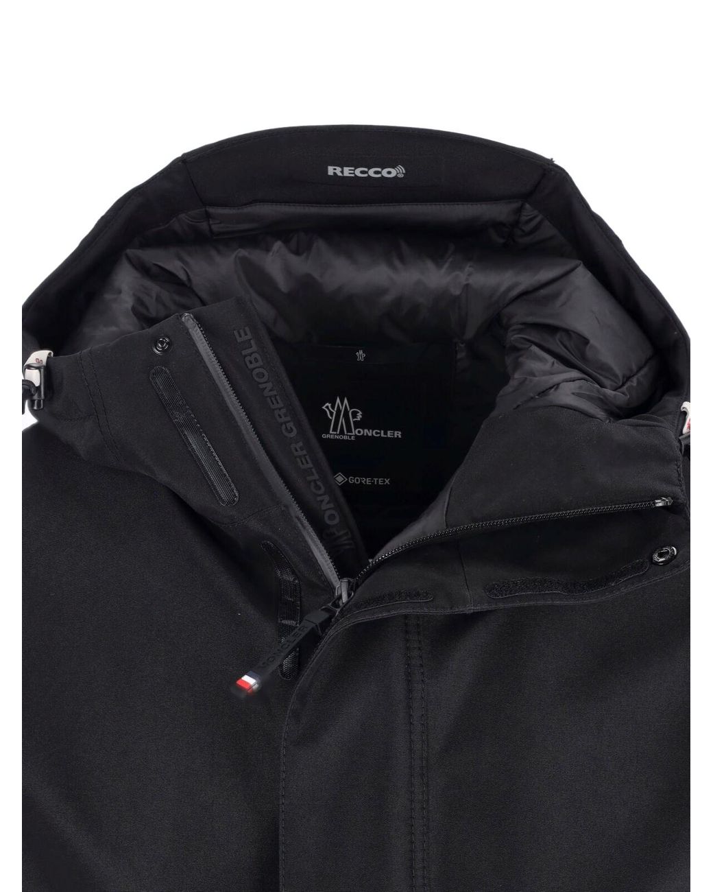 Moncler Black Ski Jacket "Lambir" for men