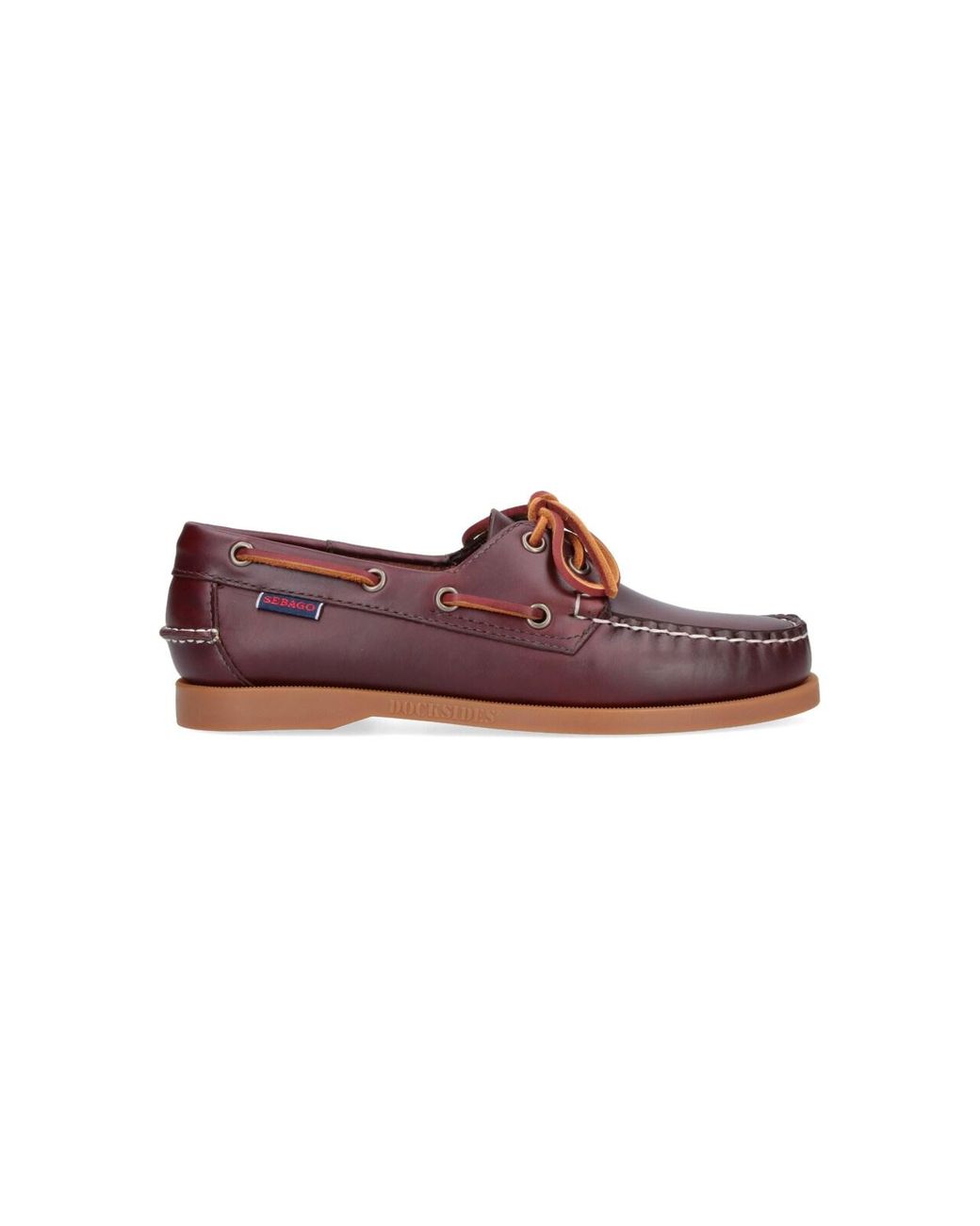 Sebago Red Loafers "Docksides Portland"