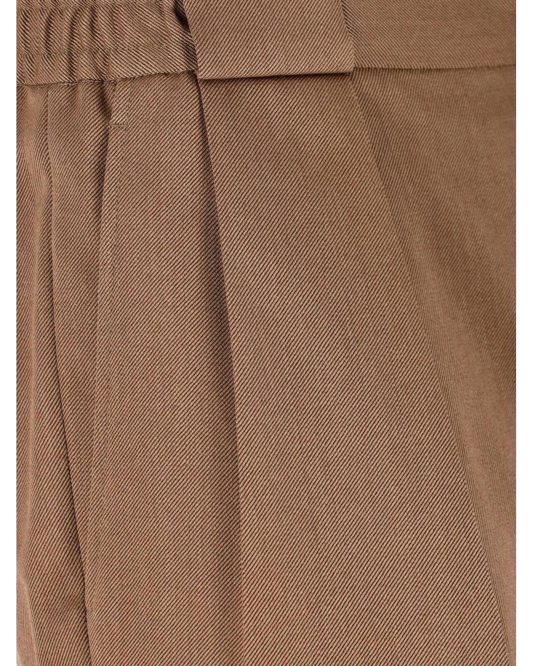 Briglia 1949 Brown Tailored Trousers "Portobello" for men