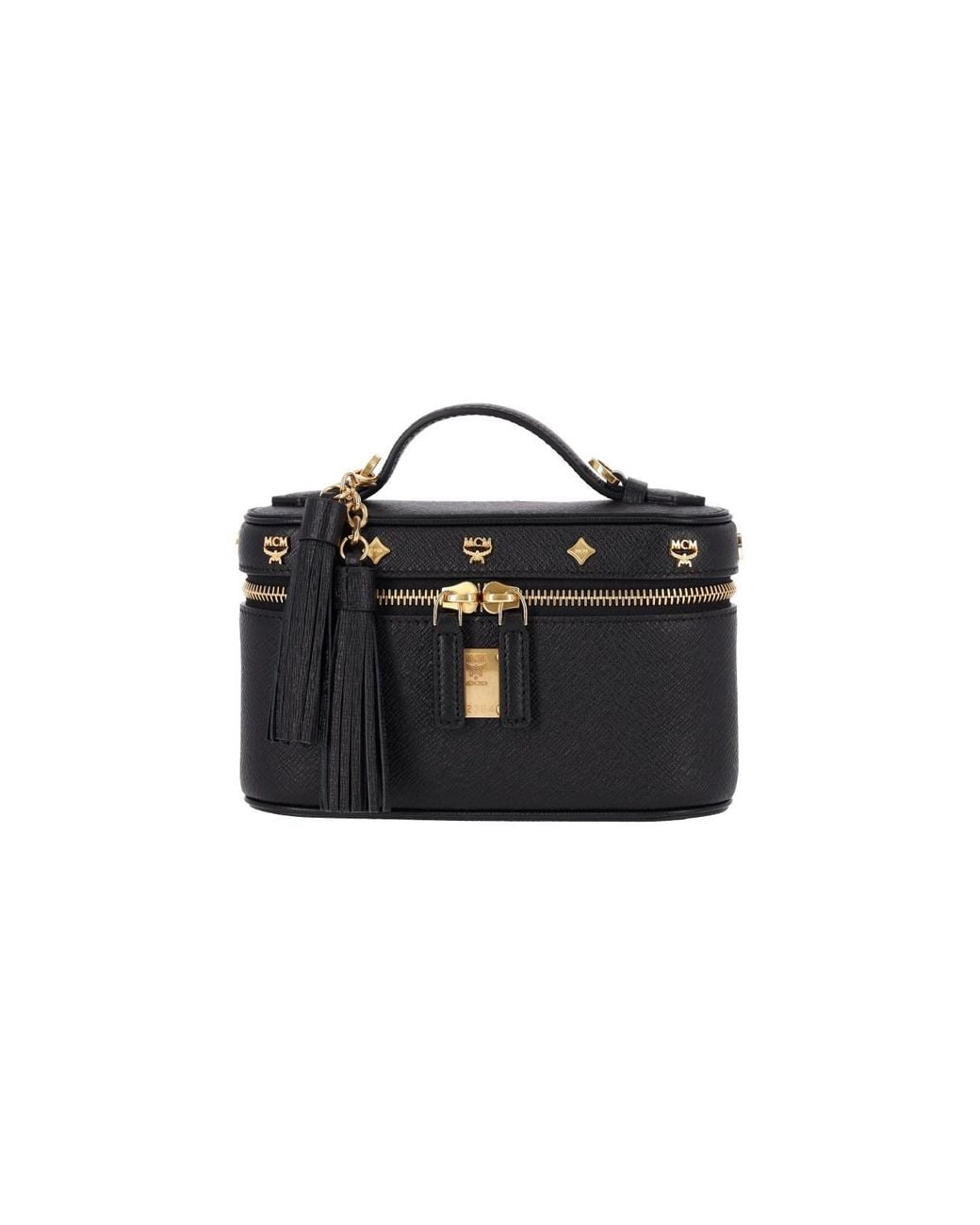 MCM Black Vanity Bag "Pina"