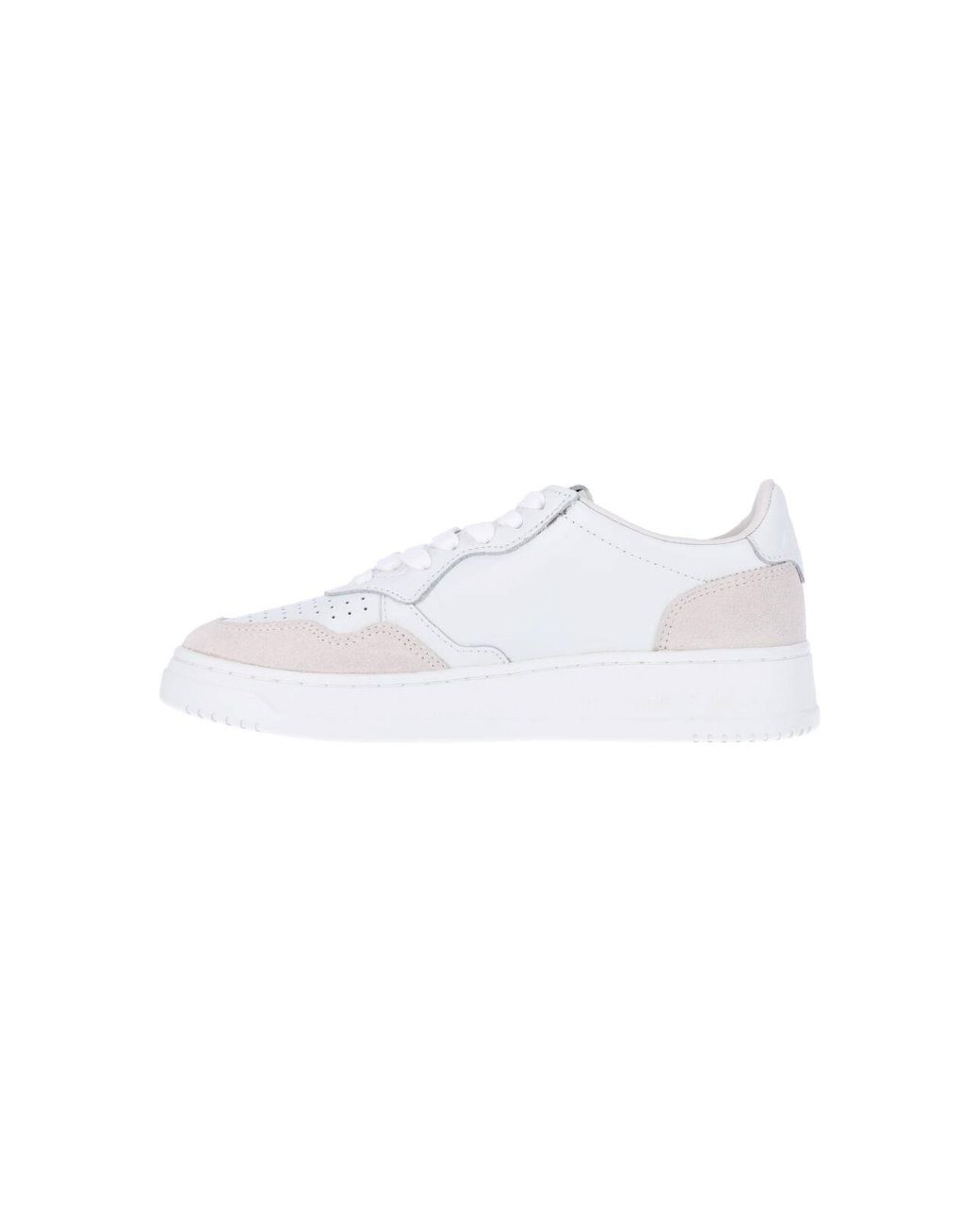 Autry White Sneakers Medalist Leather Cow Trainers