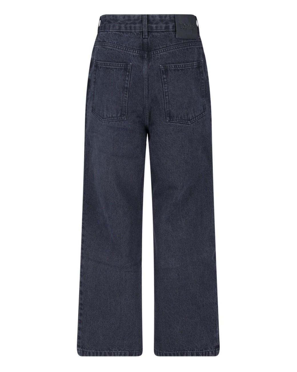 Loewe Blue Wide Jeans "Anagram" for men