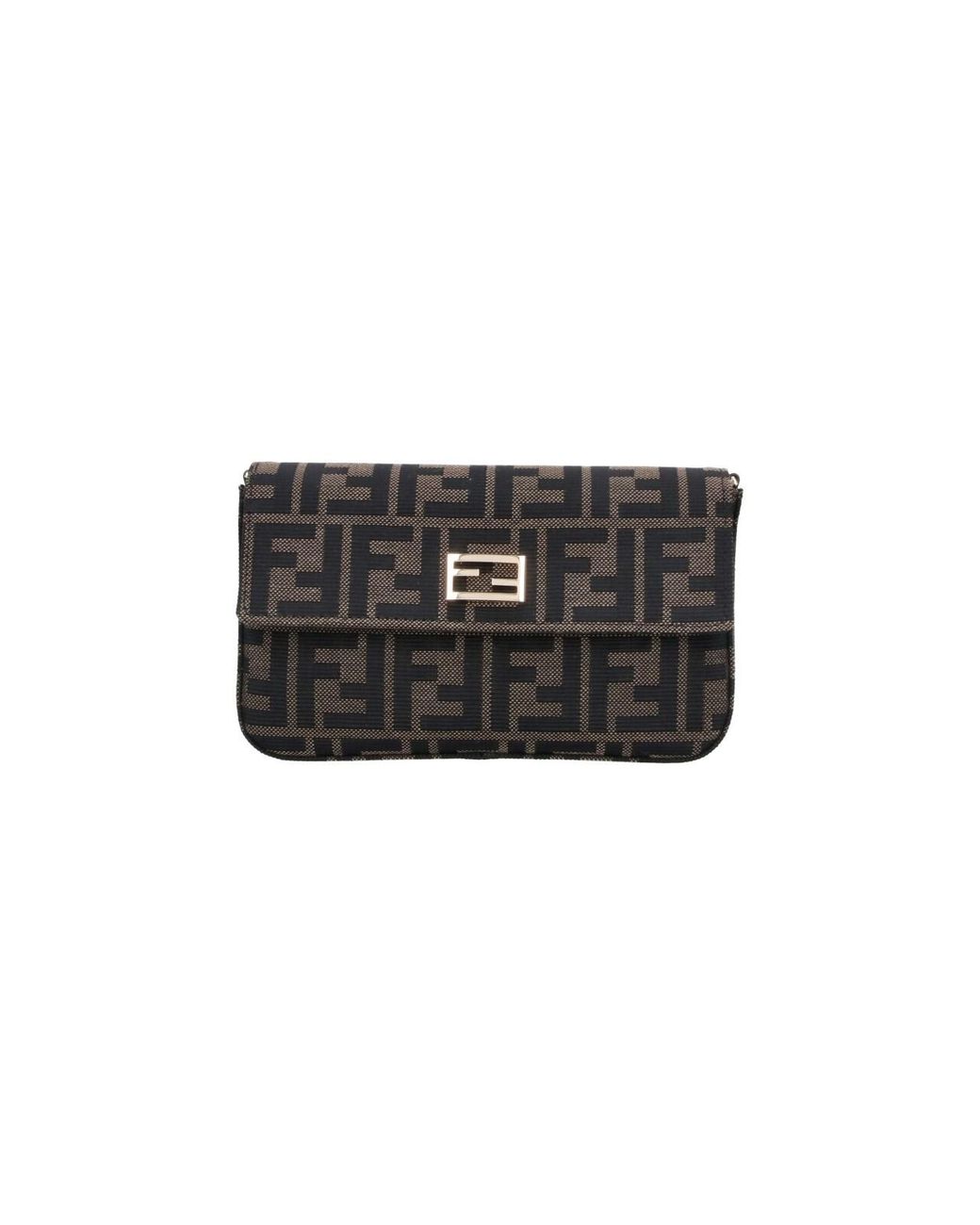 Fendi Black Chain Wallet