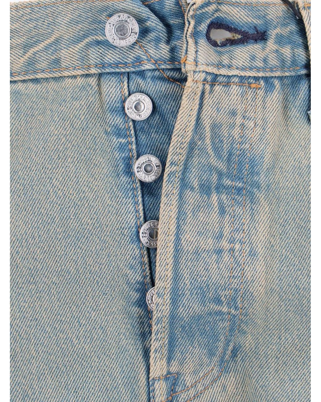 Levi's Strauss Gray '501' Jeans for men