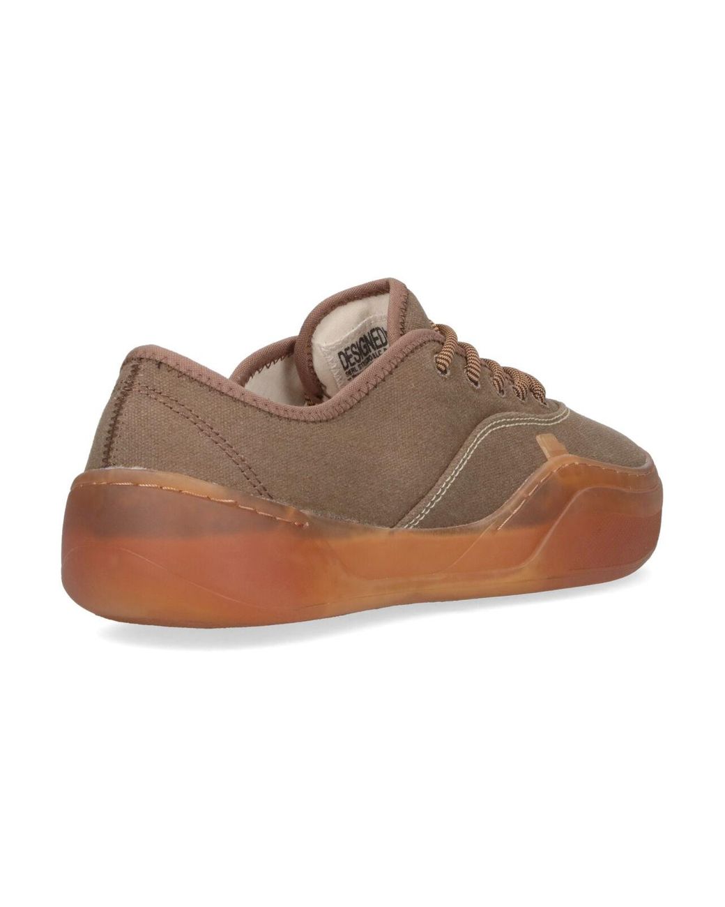 ERL Brown Camino Low Skate Sneakers for men
