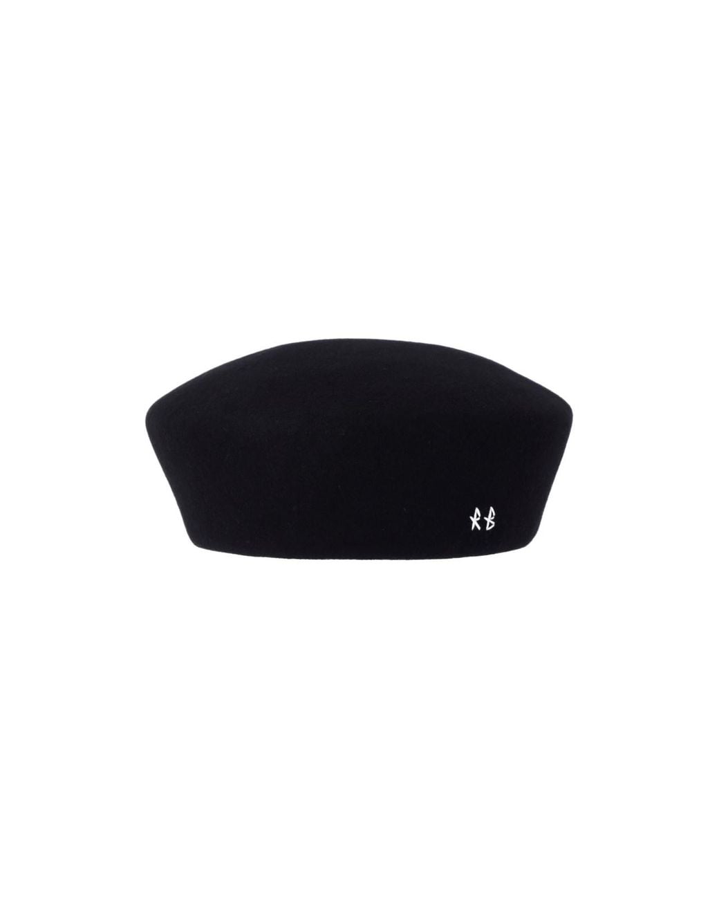 Ruslan Baginskiy Black Wool Beret