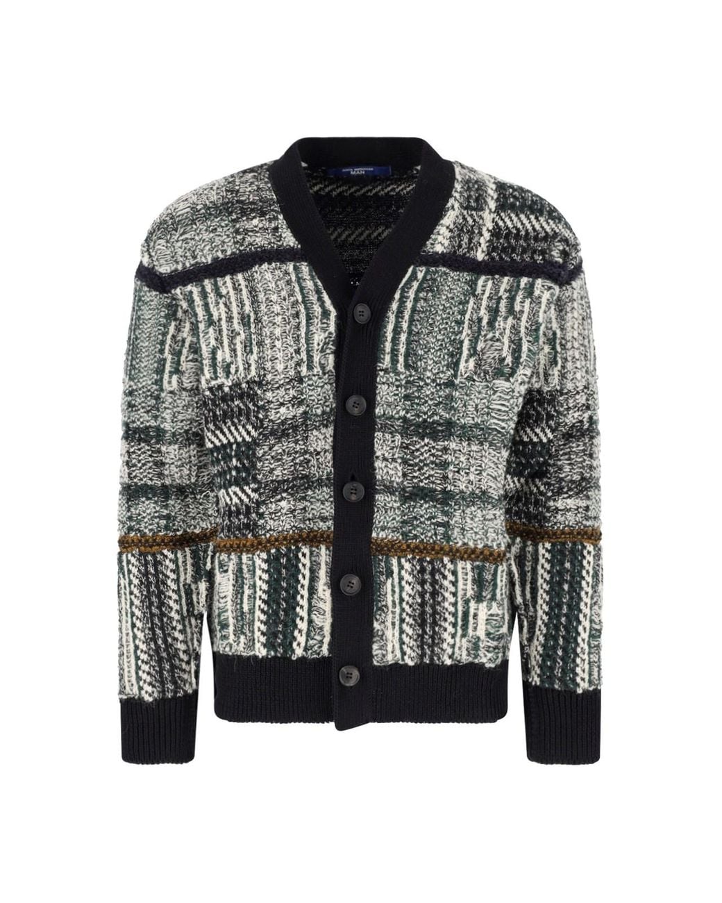 Junya Watanabe Black Button Cardigan for men