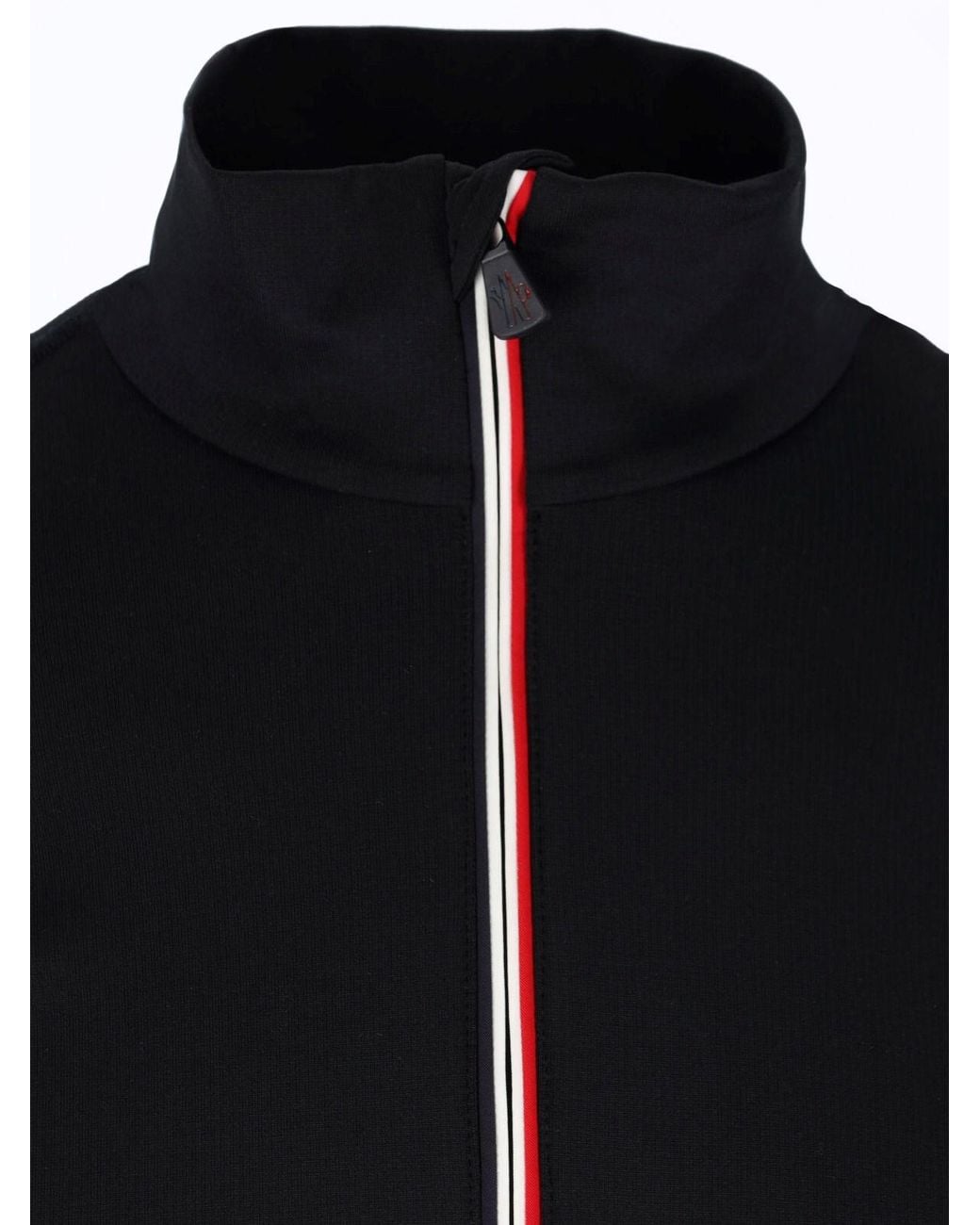 Moncler Blue Zip Sweatshirt for men
