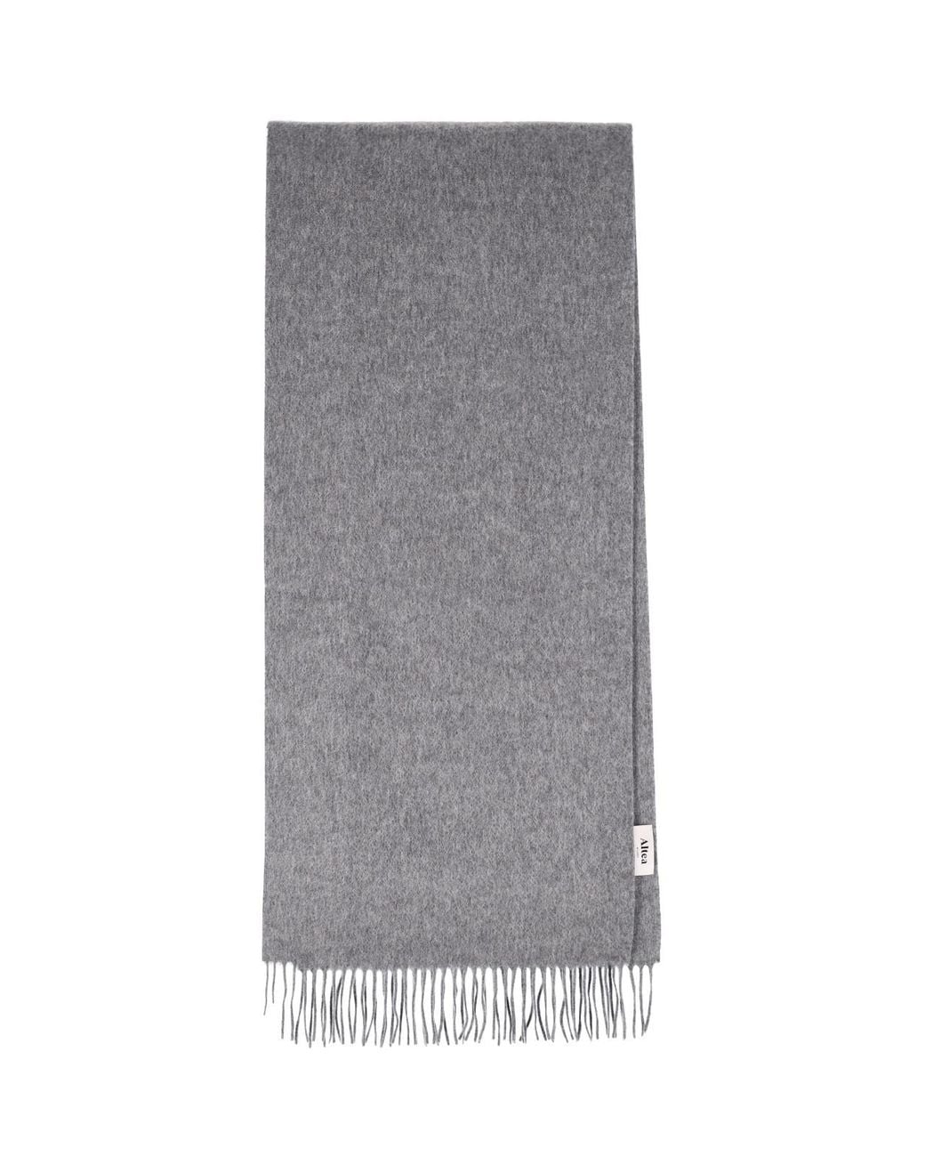 Altea Gray Cashmere Scarf for men