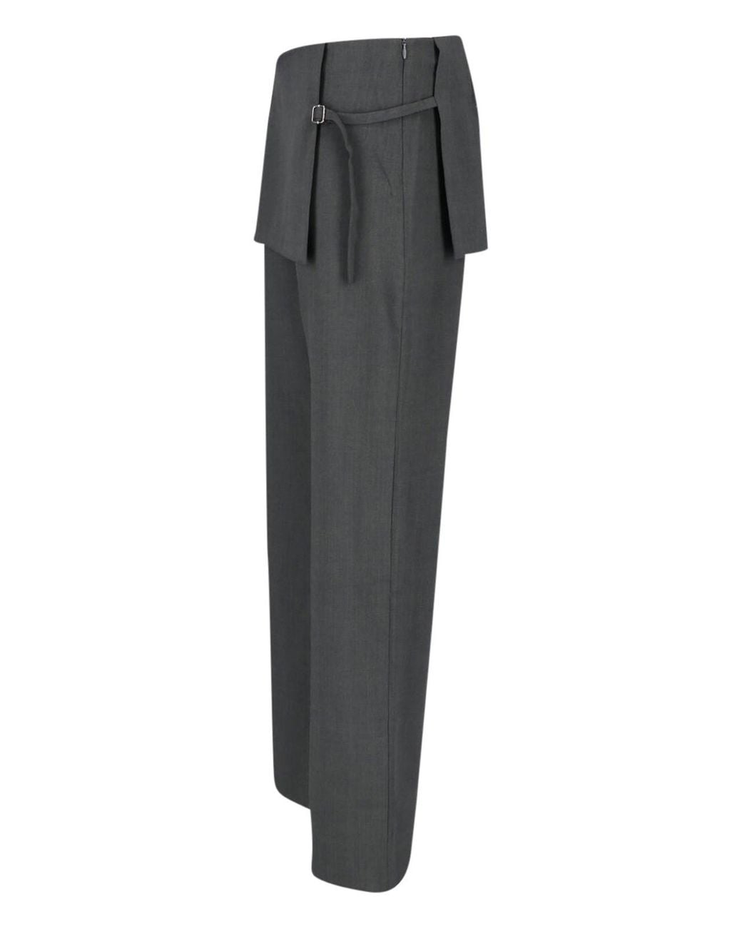 Paloma Wool Gray Layered Trousers "Archive"