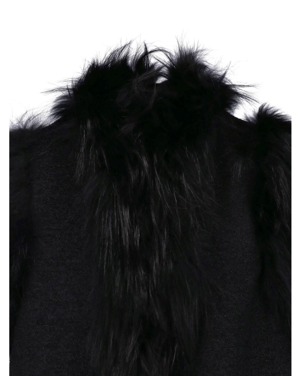 Fendi Black Fur Detail Gilet