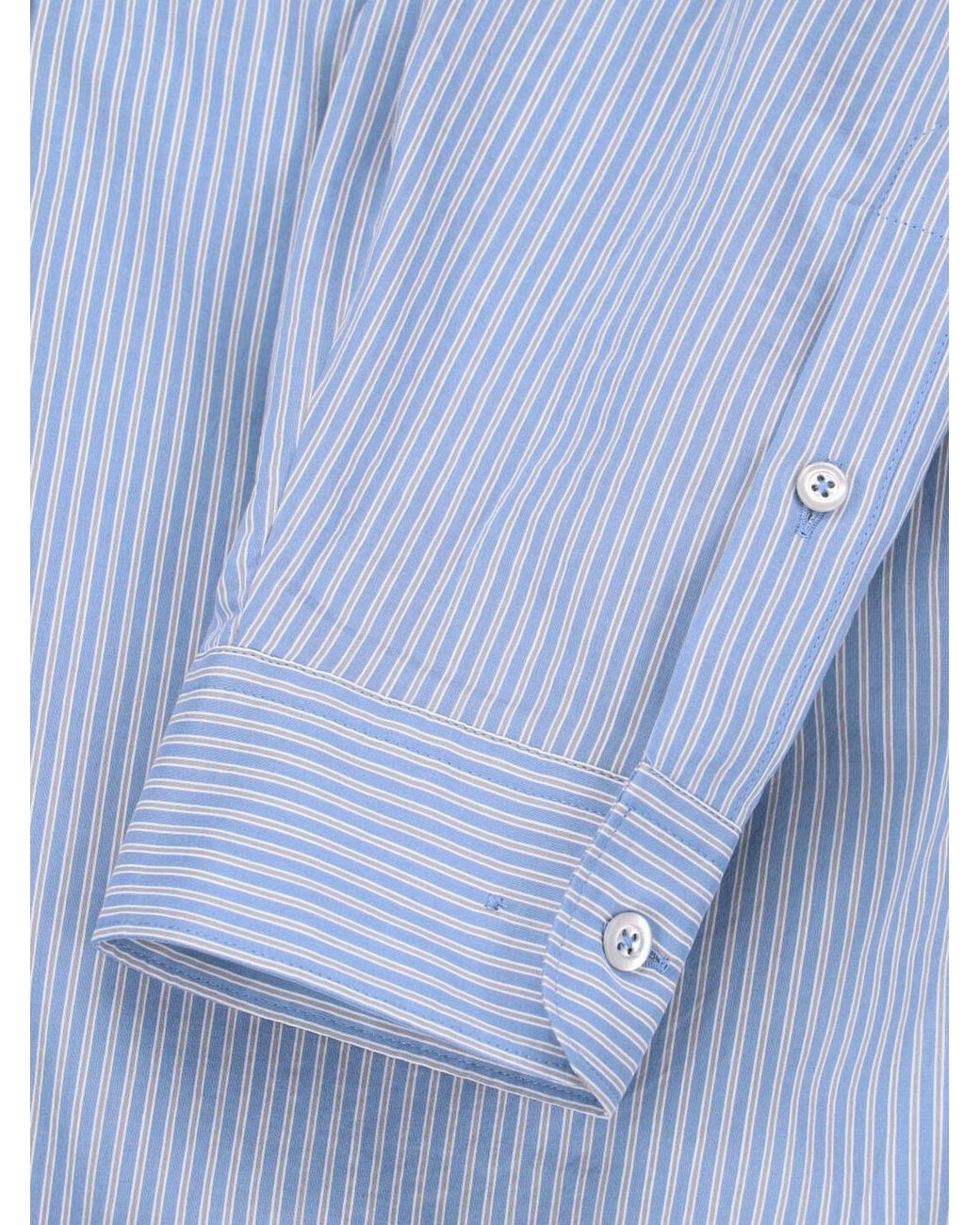 Camicia A Righe di Maison Margiela in Blue