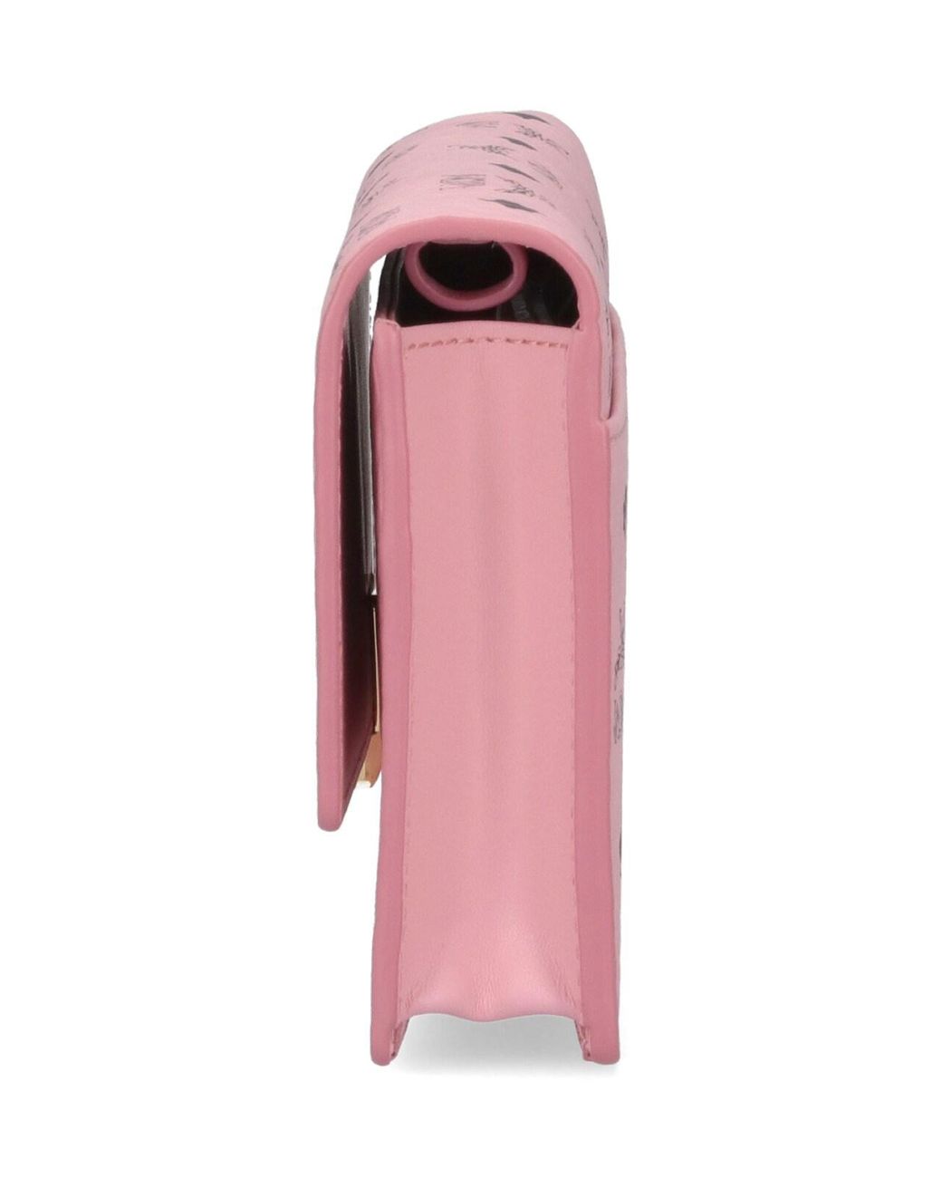 MCM Pink Wallets Polyurethane