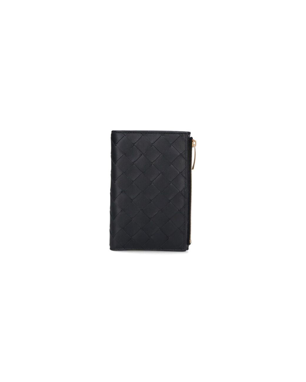 Bottega Veneta Black Bi-Fold Wallet