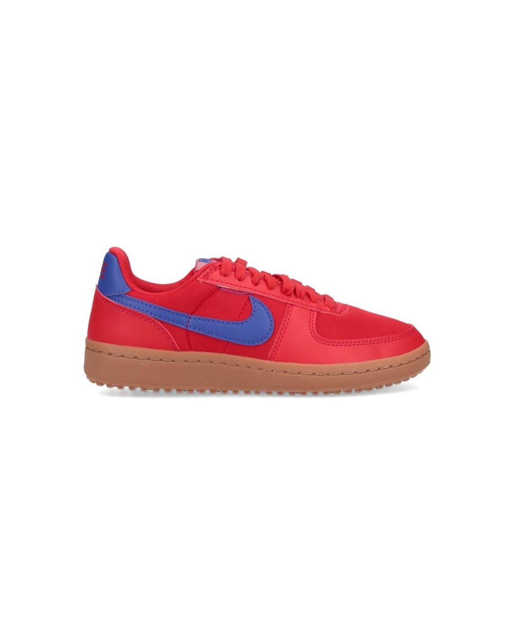 Nike Red Sneakers Fabric