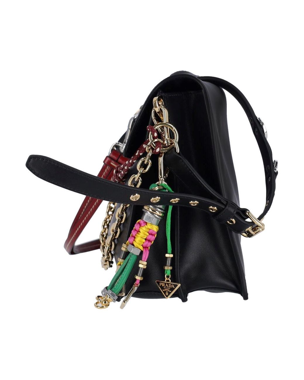 Prada Black 'Soft Sound' Large Shoulder Bag