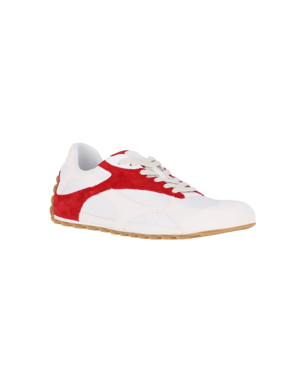 Bottega Veneta Red Orbit Flash Sneaker Soft Suede Nylon Nappa for men