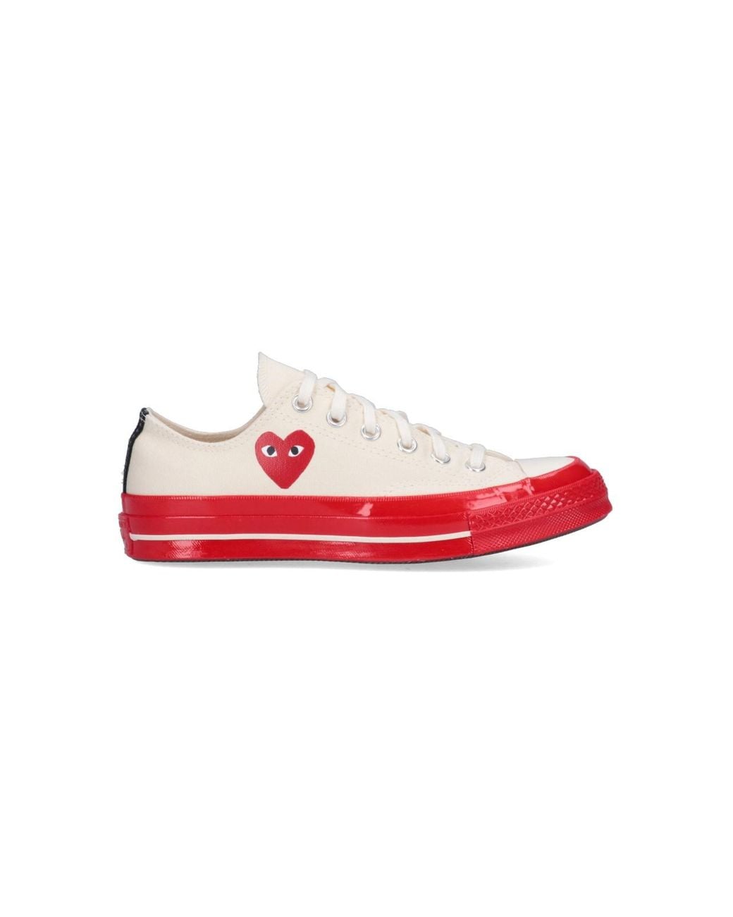 COMME DES GARÇONS PLAY Natural Chuck 70 Low-Top Sole Sneakers