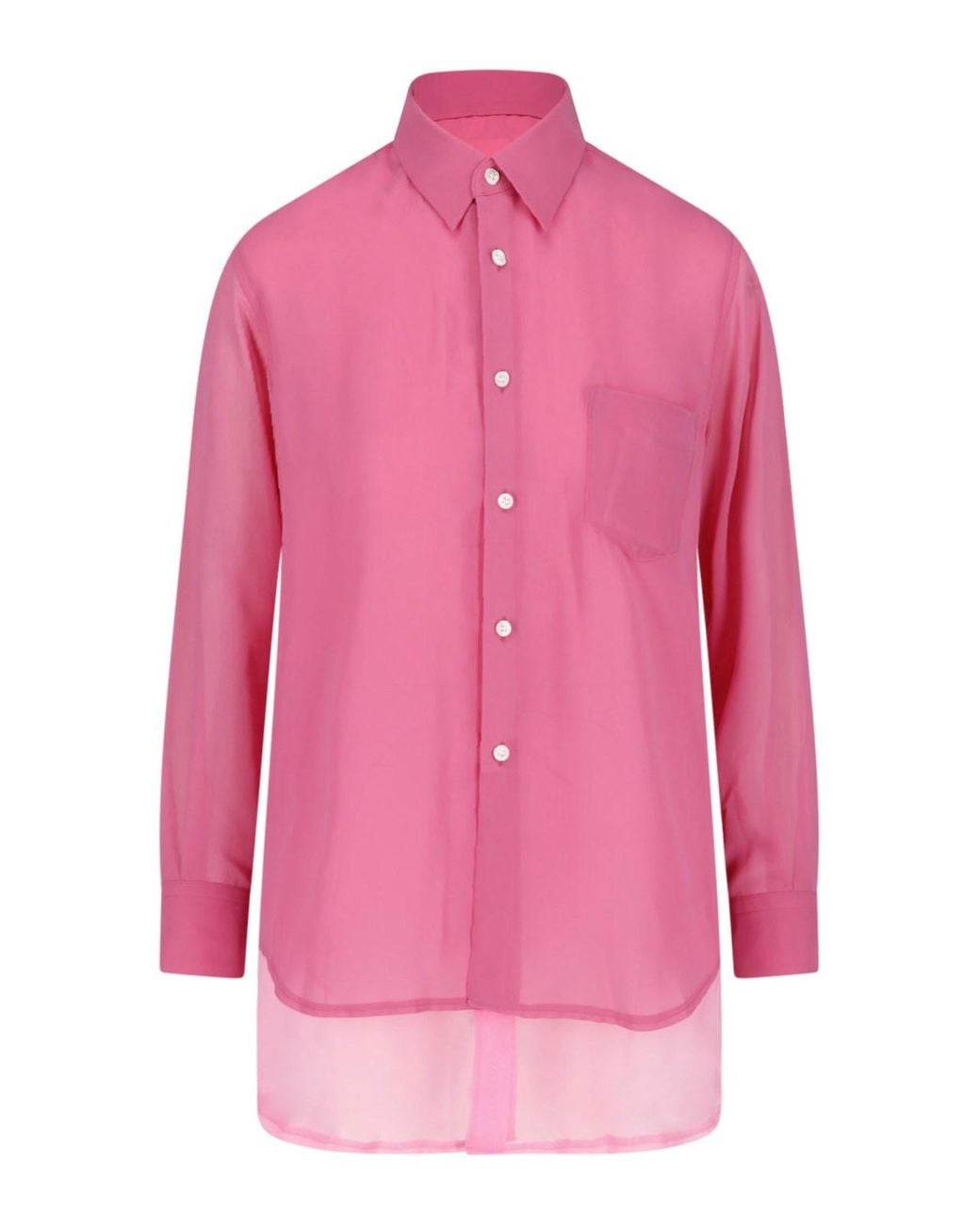 Comme des Garçons Pink Layered Shirt