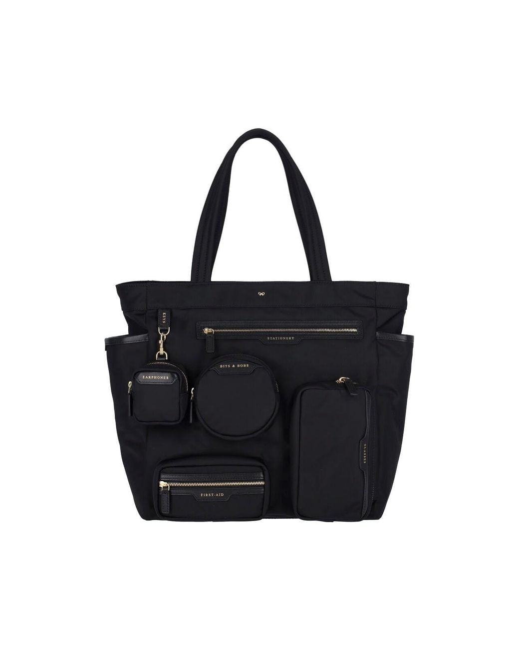 Anya Hindmarch Black 'working From Home' Tote Bag