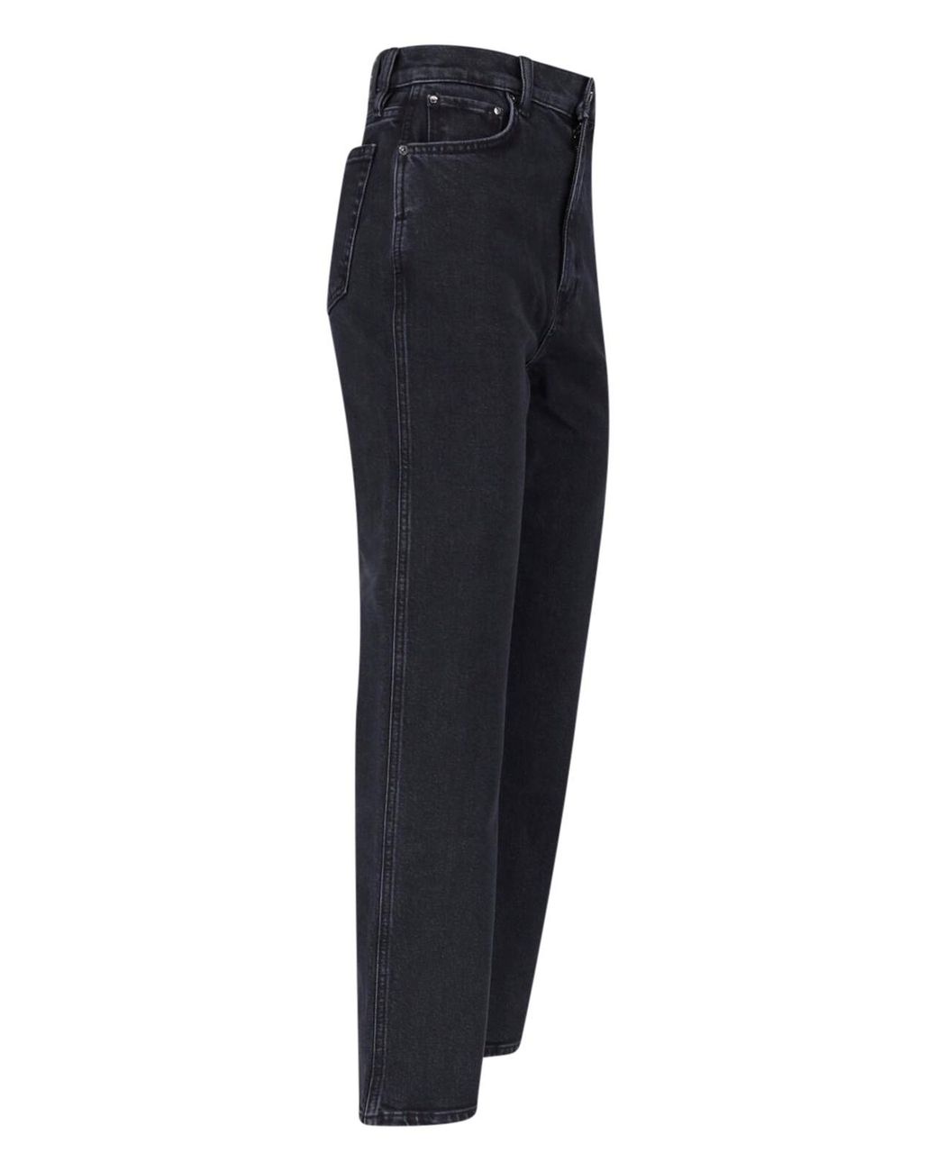 Anine Bing Blue High-Rise Flare Jeans