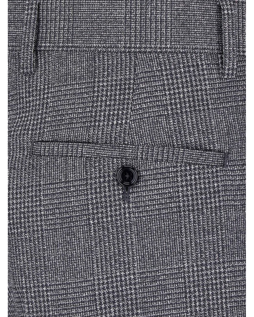 Lardini Gray Tailored Wool Trousers for men