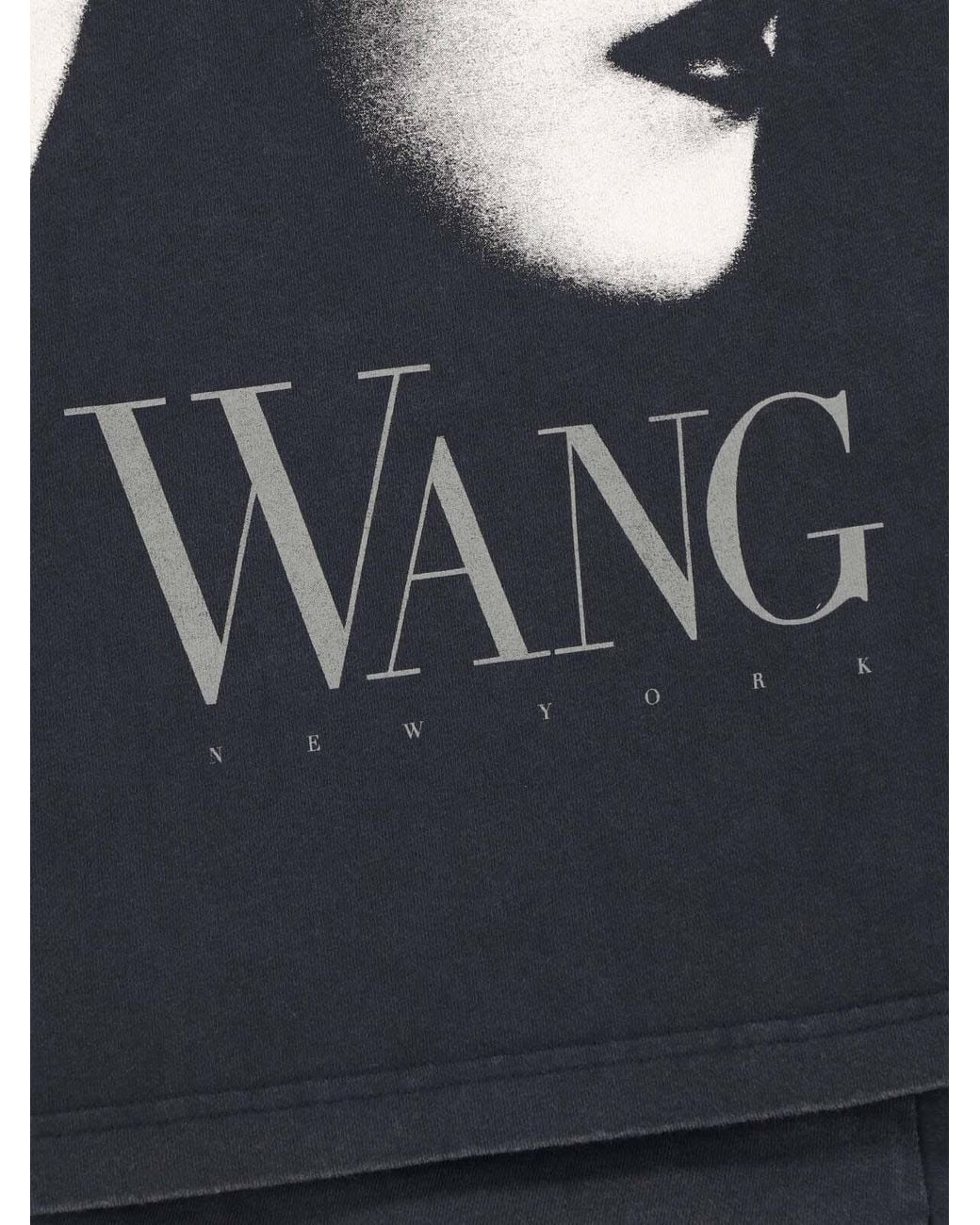 Alexander Wang Blue T-Shirt Logo
